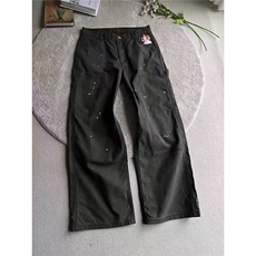 水洗纯棉大口袋工装裤男款褶皱伞兵裤子宽松休闲长裤MKA407P63，男装工装外套，星座1013-5