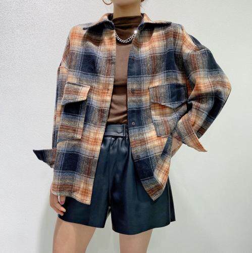 秋款衬衫，女装衬衫，古泥