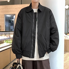 潮男衣柜美式拉链翻领教练飞行夹克男棒球服休闲棉服外套MC421，男装夹克，星座1116A-1（原606A）