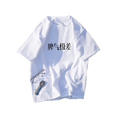1图案已注册日系创意休闲潮大码M-5XL情侣短袖T恤男740P25控39，男装T恤，星座226-2