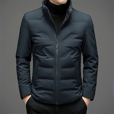 2023冬季休闲男士羽绒服青年男装加厚保暖90%白鸭绒ZL6107-P195，男装羽绒服，星座1105-3