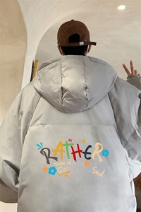 控128加绒面包服男大码羊羔毛棉衣男MY16301-P100图片