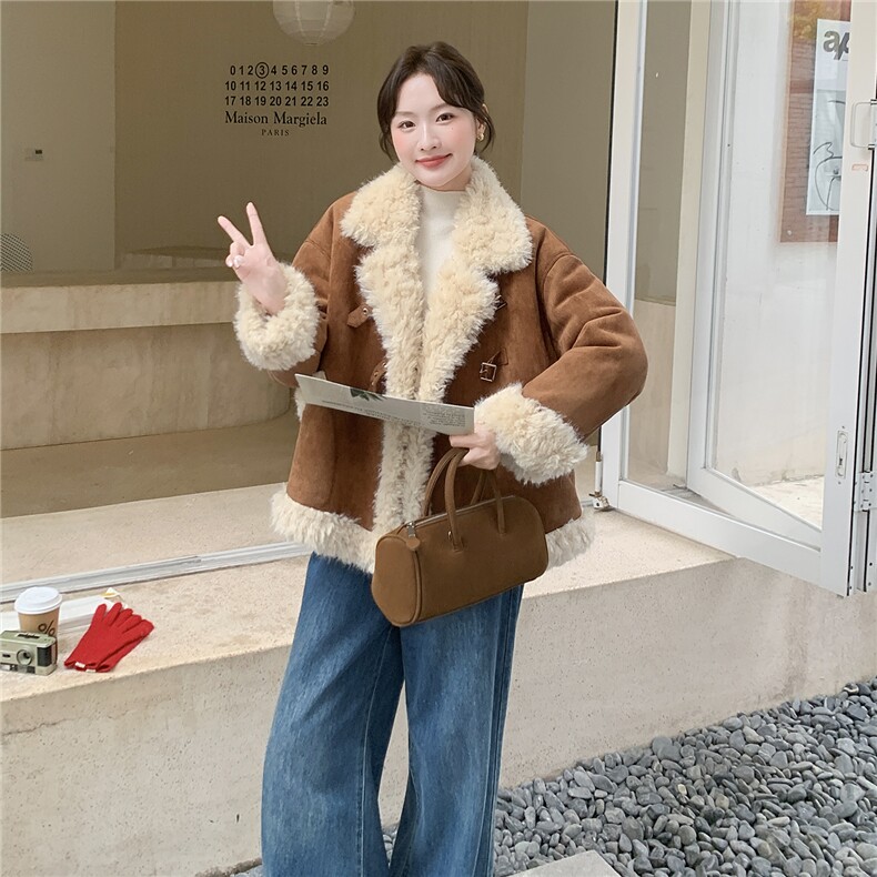 【现货】2025年新款韩系加厚皮毛一体192-668P210K298,女装皮草,浙宝192（原082）