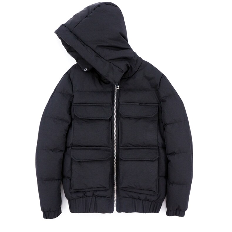 社会风20纯色多口袋修身连帽棉衣潮男B297-8806-P140控188,男装棉衣,电商B297