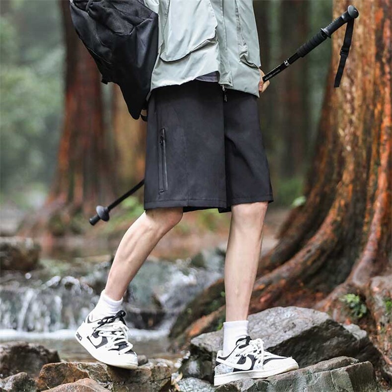 夏季五分裤休闲沙滩裤速干透气裤宽松花短裤DK24015P-25,男装牛仔裤,电商A128
