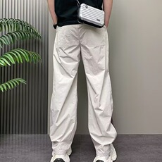 2025年夏季薄款潮流韩版痞帅宽松哈伦直筒原创网红ins阔腿裤子男，男装休闲裤，星座506A