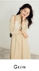 【现货】22秋季新品拼接修身连衣裙，女装连衣裙，"JINI PIUS及加"