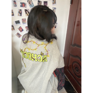 H0638-P35圆领T恤女休闲宽松半袖图片