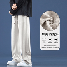 菠萝格休闲卫裤时尚百搭加绒加厚K930常规特批32加绒特批42，男装休闲裤，星座718-1