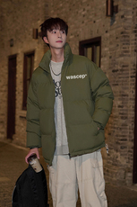 抖音品质秋冬保暖冲锋立领棉服宽松加厚外套JK23545特批65控108，男装棉衣，星座605(原A050)
