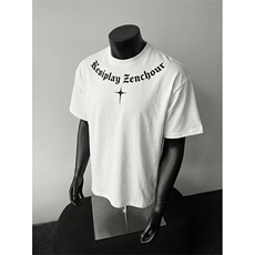 重磅短袖T恤印花潮牌夏季宽松t恤半袖上衣XT63098-TP1839，男装T恤，电商A102