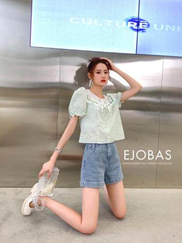 夏季清爽小衫，女装，1983