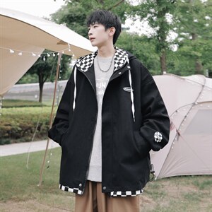 2025秋季新款连帽工装夹克外套男A338-1 JK84 P85图片