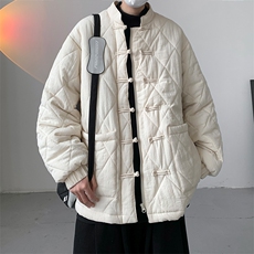 8XL-M特大码风男棉衣加厚唐装男中式棉服立领棉服MY1701P120，男装棉衣，电商D206-1