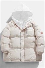 大货到仓！2022港风情侣棉衣男女假两件连帽棉服WT08，男装棉衣，星座1508-3