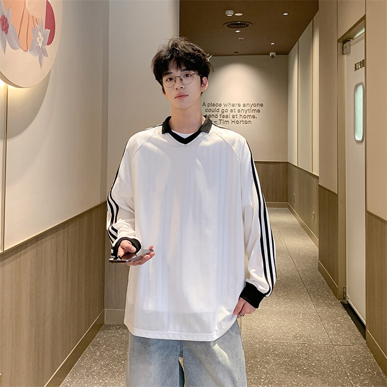 311B-1-7907-P32控68时尚套头长T重磅宽松休闲百搭上衣,男装T恤,星座311B-1