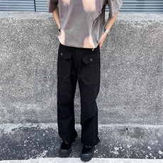 复古工装裤男女潮宽松直筒褶皱伐木伞兵休闲裤KH133，男装休闲裤，星座1116A-1（原606A）