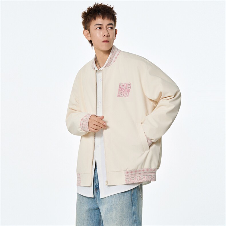 JK926 P60 春季新款港风宽松夹克百搭落肩简约上衣外套图片