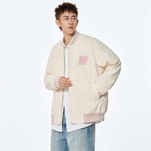 JK926 P60 春季新款港风宽松夹克百搭落肩简约上衣外套图片