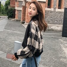 现货271-930-P155皮毛拼接短外套控218，女装短外套，浙宝271