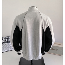 重磅boxy短款全棉430克直播品质套头外套男RH5346-P55，女装短外套，星座610B-1