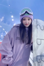 冬季防风防水兔耳朵半拉链保暖滑雪服男女银狐绒时尚外套M38-P125，男装棉衣，电商A001-1