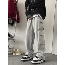 抖音得物品质大口袋百搭休闲裤212-2-DY88-特P55，男装休闲裤，星座808A-1