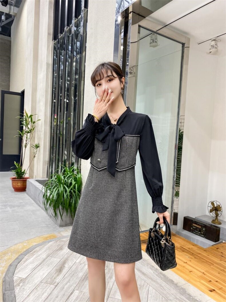 淑女型连衣裙，女装连衣裙，千禧宏运