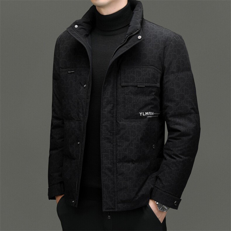 DF23325钱塘2020-2冬季厚款时尚休闲立领中年男士羽绒服P273,男装羽绒服,钱塘207-2