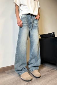 903-AK71-特P50【79】S-3XL  冰蓝牛仔裤！4图片