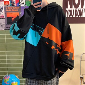 7XL-M加肥加大码连帽卫衣男2023秋季新款港风休闲胖子上衣控价88图片