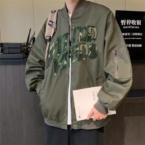 春秋拼色棒球服男女宽松夹克衫潮牌帅气休闲学生外套JK01053-P63图片