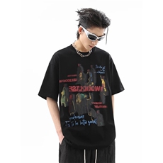 1506/QC220/P29210克纯棉五分袖，男装T恤，星座1506