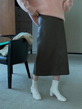 [现货]冬季新款 PU直身半身裙，面料采用环保PU皮革，女装半身裙，炽元素