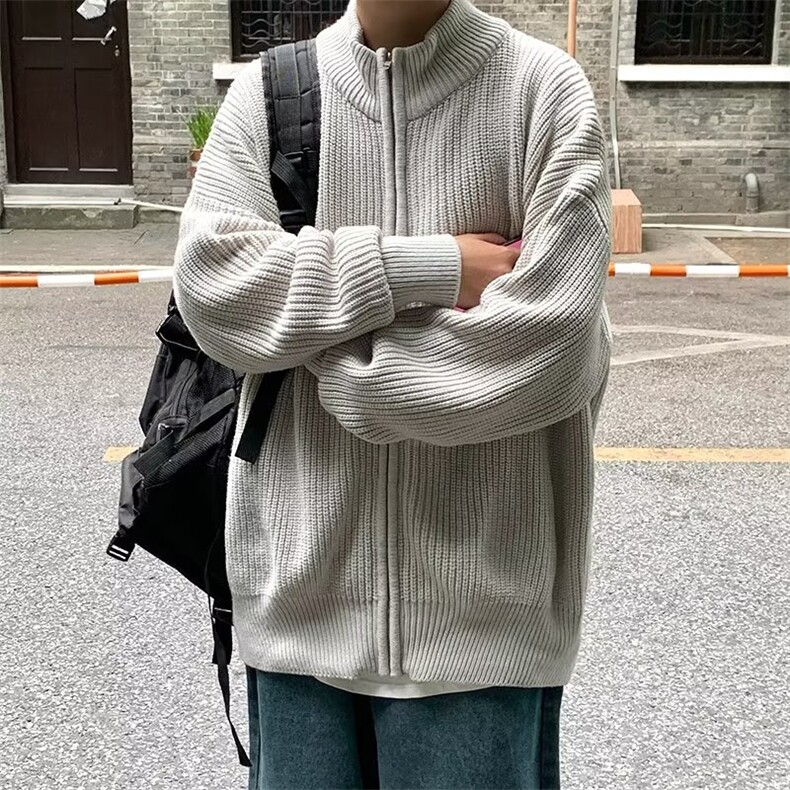 毛衣男港味2023秋季复古日系针织衫CMY005P43,男装针织衫/毛衣,星座1116-2