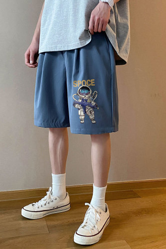 ！2023夏季新款个性印花休闲短裤男潮流宽松五分裤KC285-P20图片