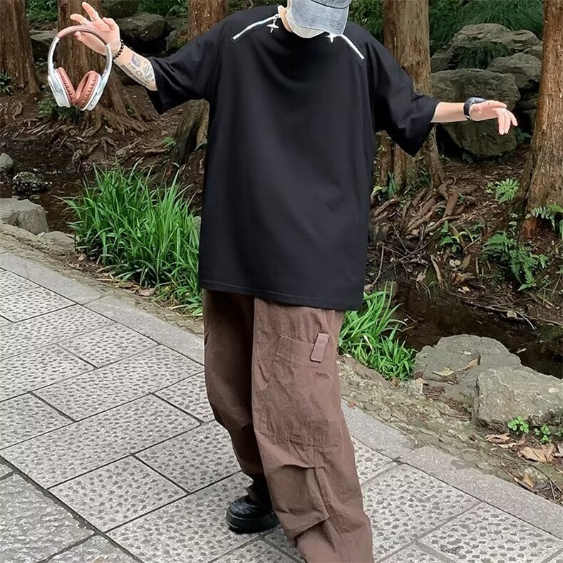 2024春夏季新款男休闲圆领短袖T恤P33,男装T恤,星座1116-2