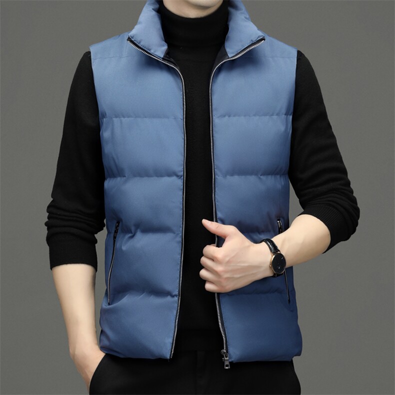 CAH9066钱塘2020-2冬季厚款时尚休闲中年男士简约百搭马甲P62,男装背心/马甲,钱塘207-2
