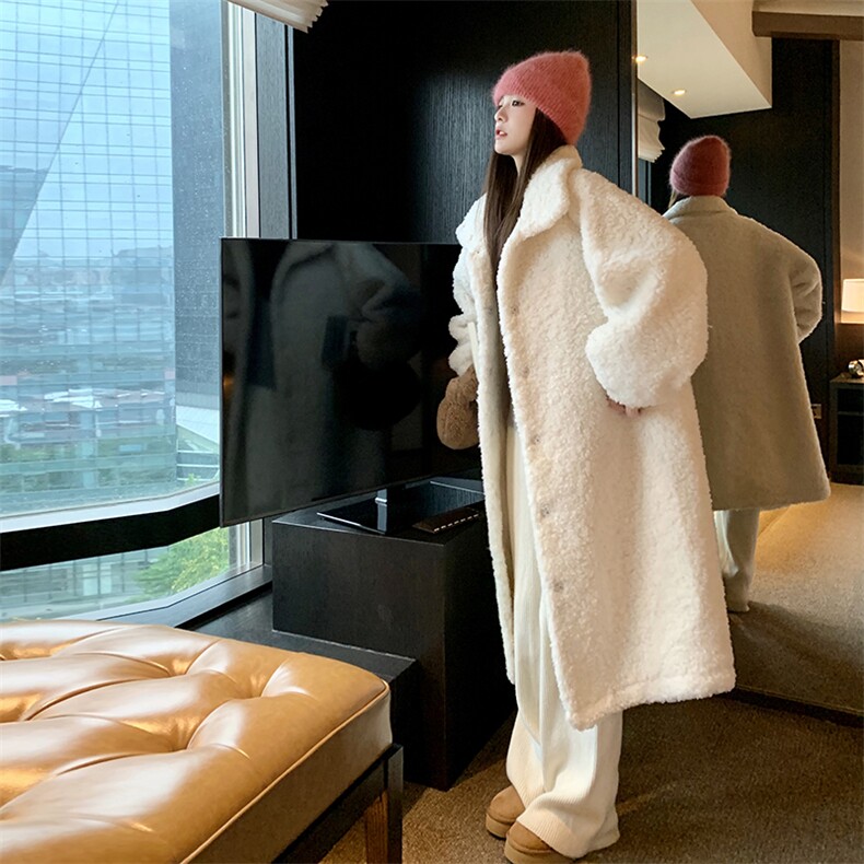 【新款】温暖羊羔毛外套2C272-C10-P205-K298,女装毛呢外套,2C272