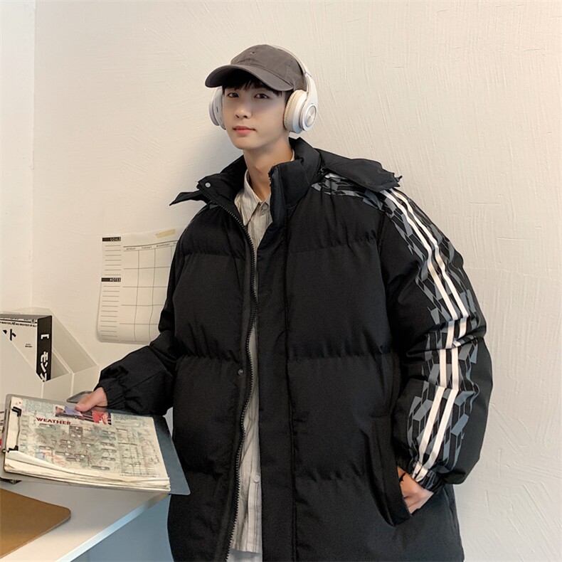 港风2026新品冬季宽松情侣装男装棉衣棉服冬装加厚外套D001-P105,男装棉衣,星座717
