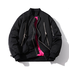 拉链立领NASA棉服休闲潮棉衣（168元）313B-GF036棉衣-P120，男装棉衣，星座313B
