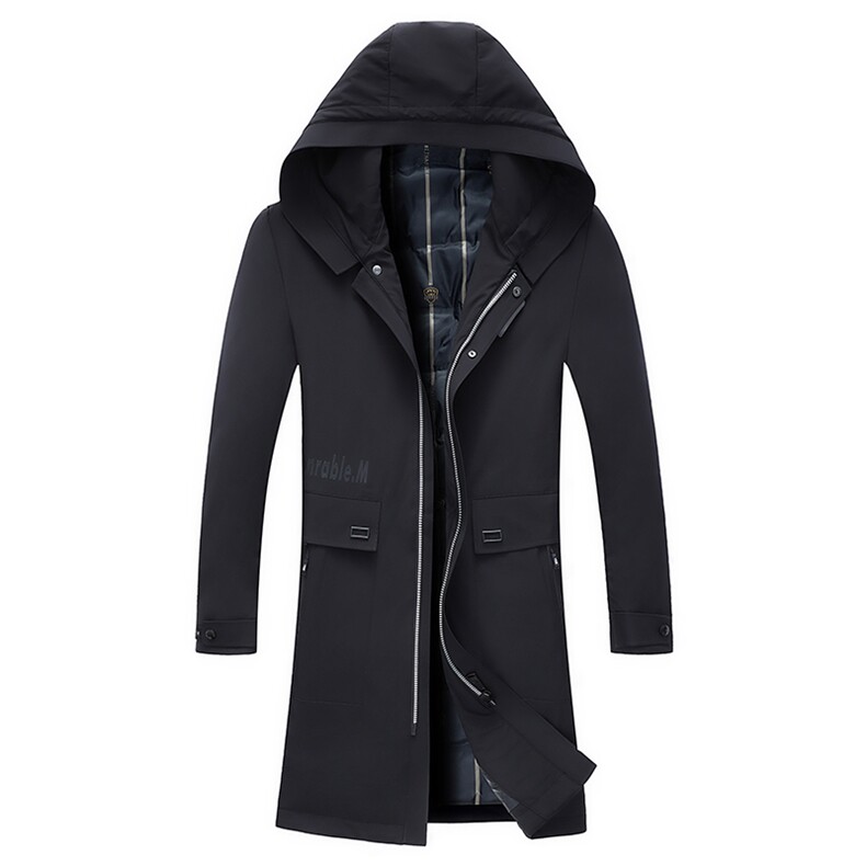 AN9806钱塘2020-3秋冬中长款男士连帽简约休闲羽绒服外套P278,男装羽绒服,钱塘207-3
