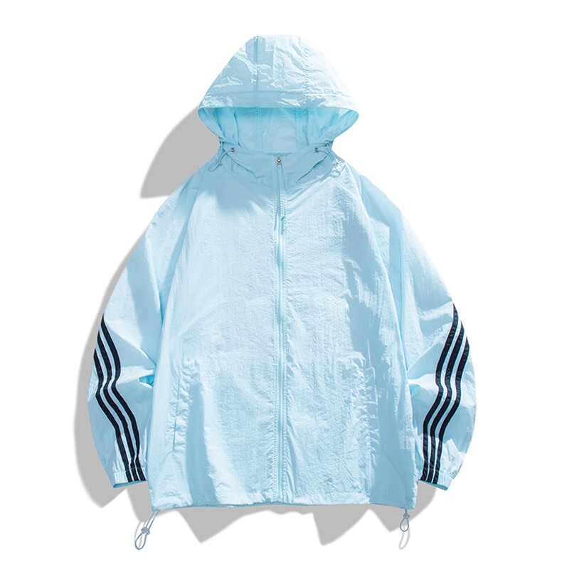 夏季中性风高品质50D尼龙皱时尚纯色防晒衣DSA157B-F7733-P55,男装防晒衣,电商A157B