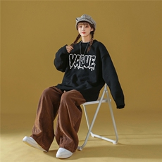 中性22秋/冬新款潮流字母印花休闲百搭圆领套头毛衣M1045P50控68，男装针织衫/毛衣，A247A