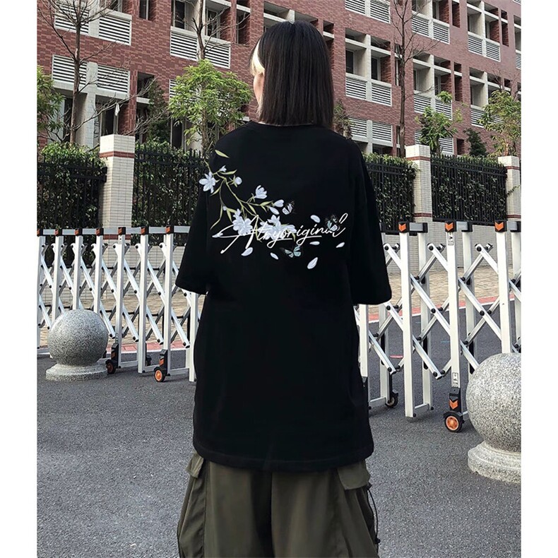 万针全刺绣解构设计260克重磅双纱纯棉高品质美式高街短袖T恤特35,男装T恤,电商A486
