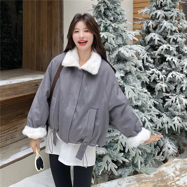 新款！冬装环保皮草两面穿派克服皮毛一体2C133-8990-P225-K328,女装派克服,2C133