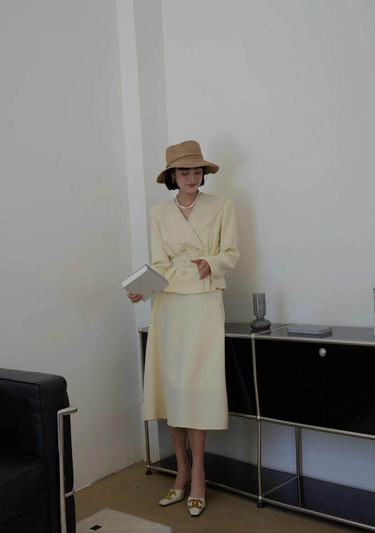 法式优雅～可通勤可日常可脱御领，其它，GN