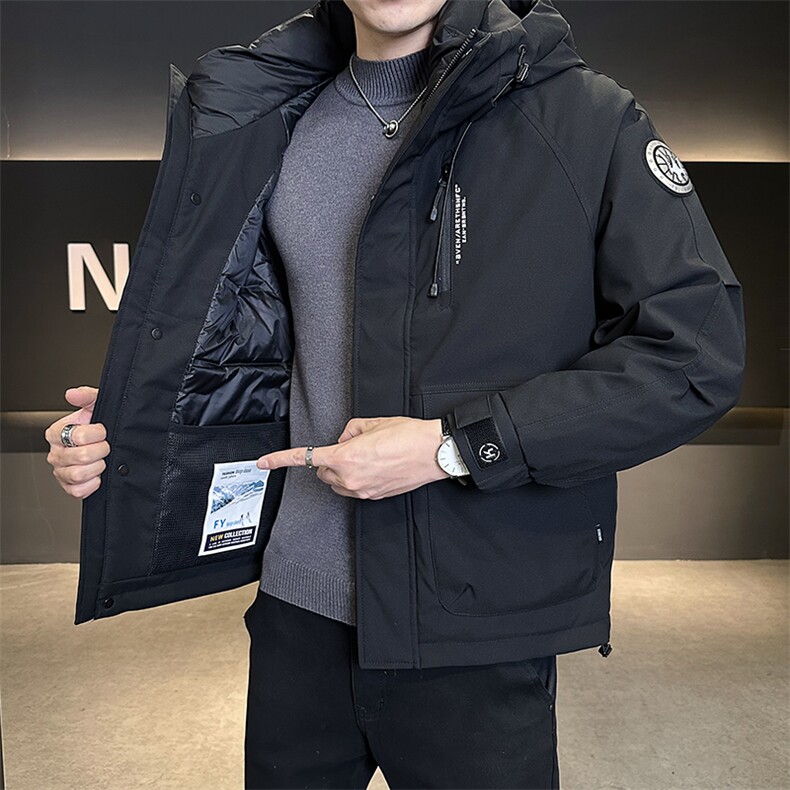 标50白鸭绒工装加厚外套2025新款男装羽绒服C317-Y6803-P215,男装羽绒服,电商C317