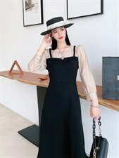 秋装新款连衣裙，女装连衣裙，艾伊贝雪