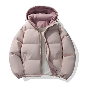 冬季clean撞色棉服中性加厚连帽短款棉衣 HZ8811-特P68不议价图片